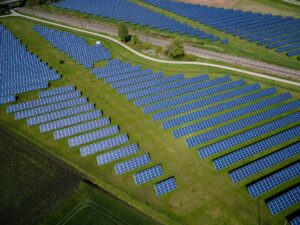 deregulated states - solar energy comparison aerial view