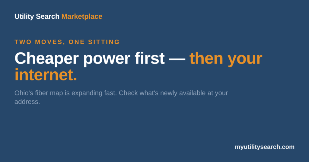 After locking in lower Ohio electricity rates, compare home internet plans to save even more
