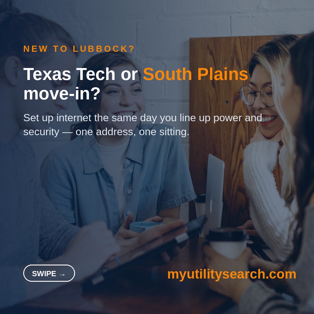 internet providers lubbock — Texas Tech and South Plains College students comparing options