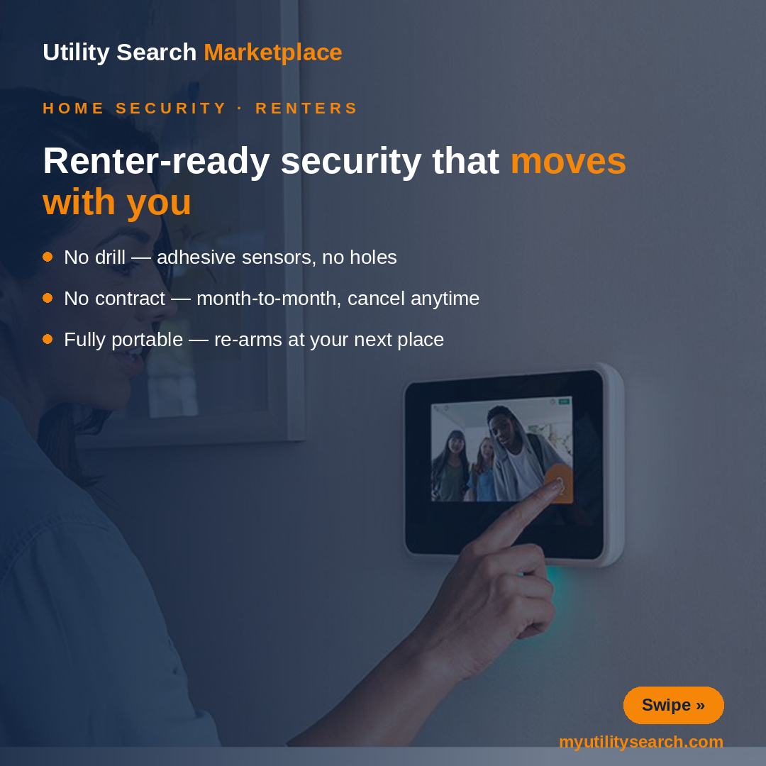 home security for renters — portable no-drill apartment security system 2026