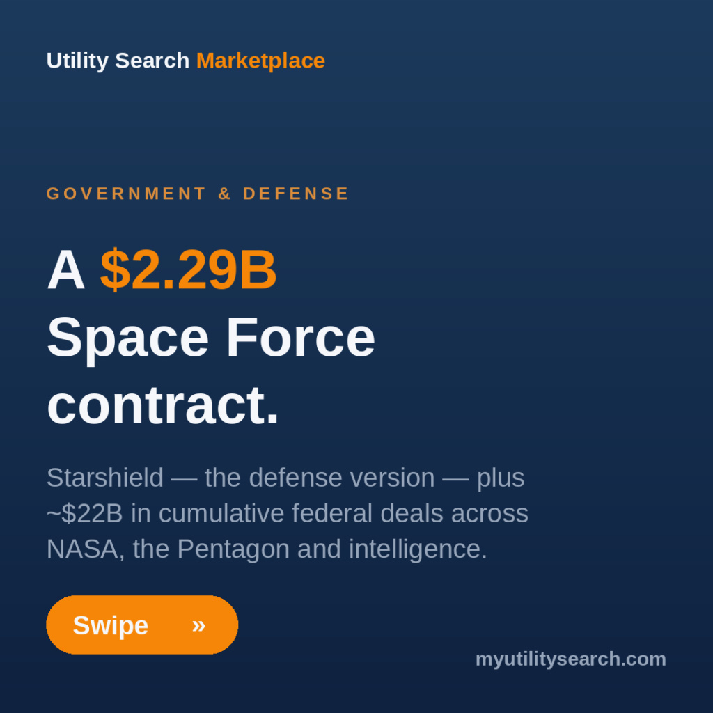 starlink starshield and a $2.29B Space Force contract — government and defense