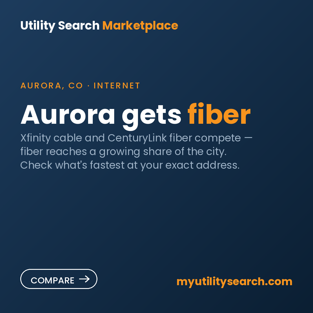 internet providers Aurora — Xfinity & Quantum Fiber compared 2026