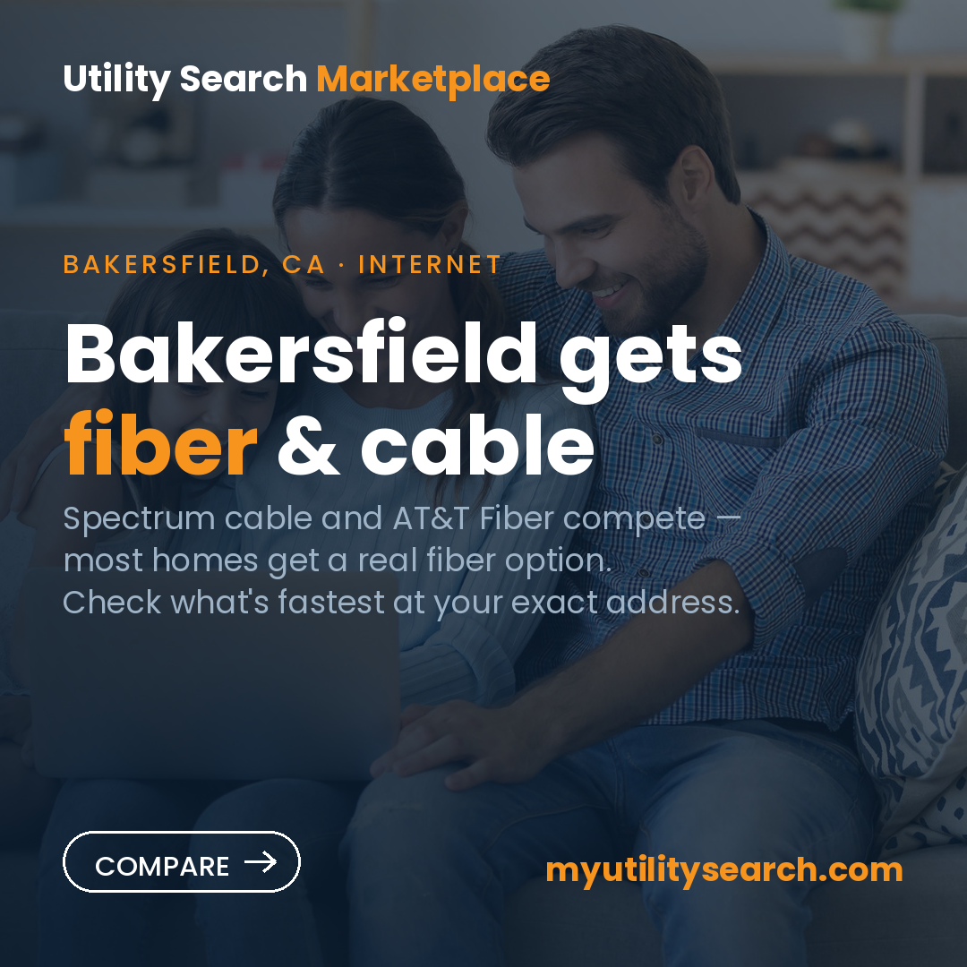 internet providers Bakersfield — Spectrum & AT&T Fiber compared 2026