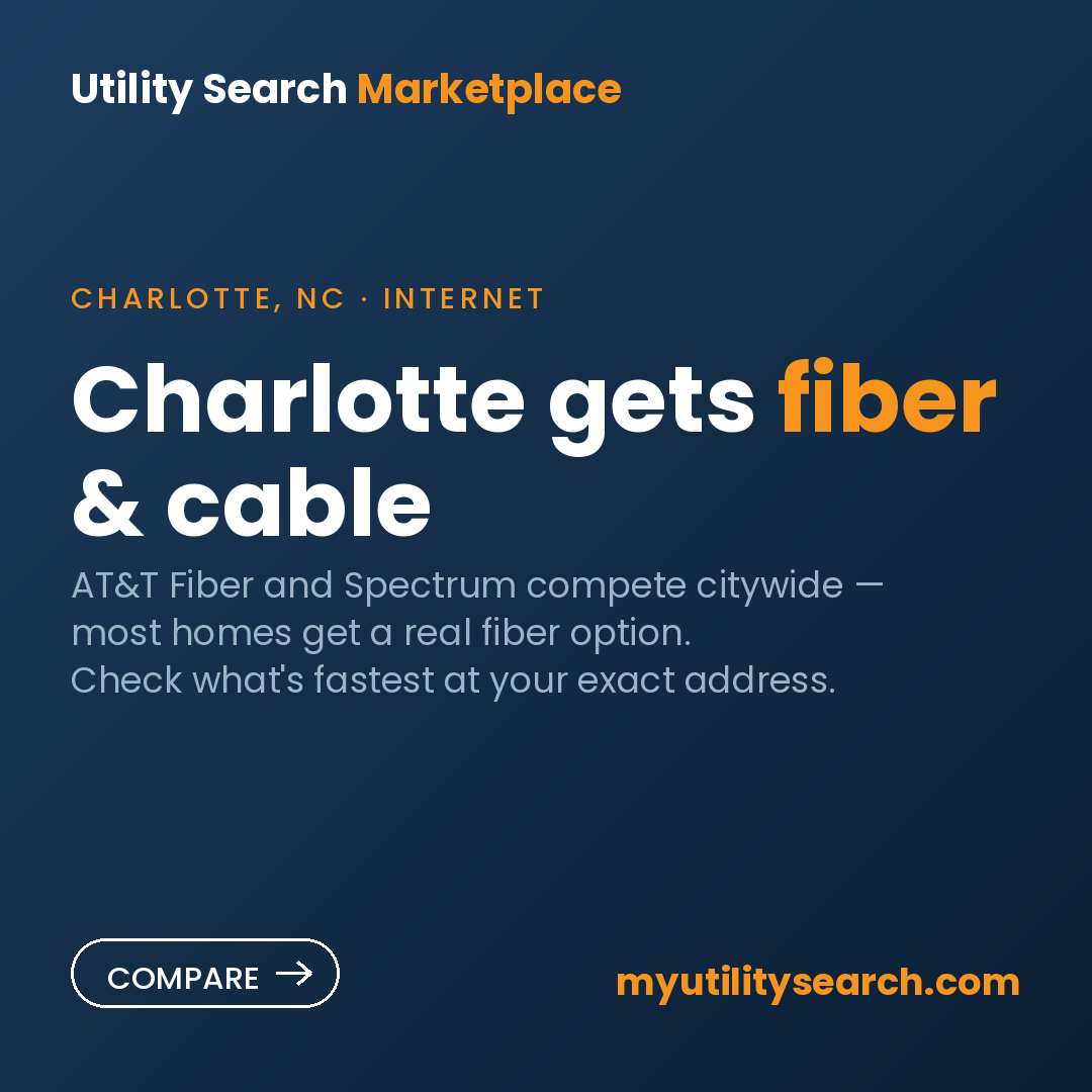 internet providers Charlotte — Spectrum & AT&T Fiber compared 2026