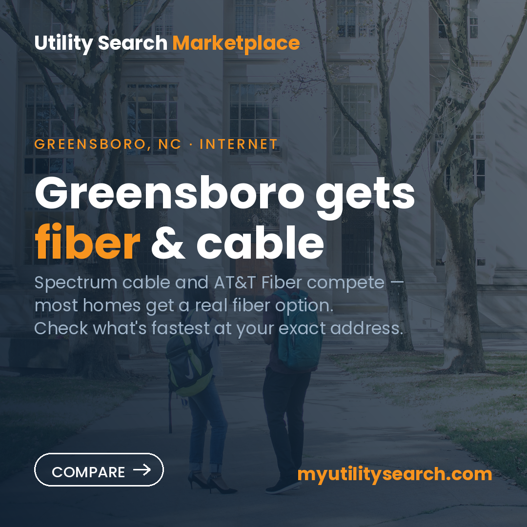 internet providers Greensboro — Spectrum, AT&T Fiber & Brightspeed compared 2026