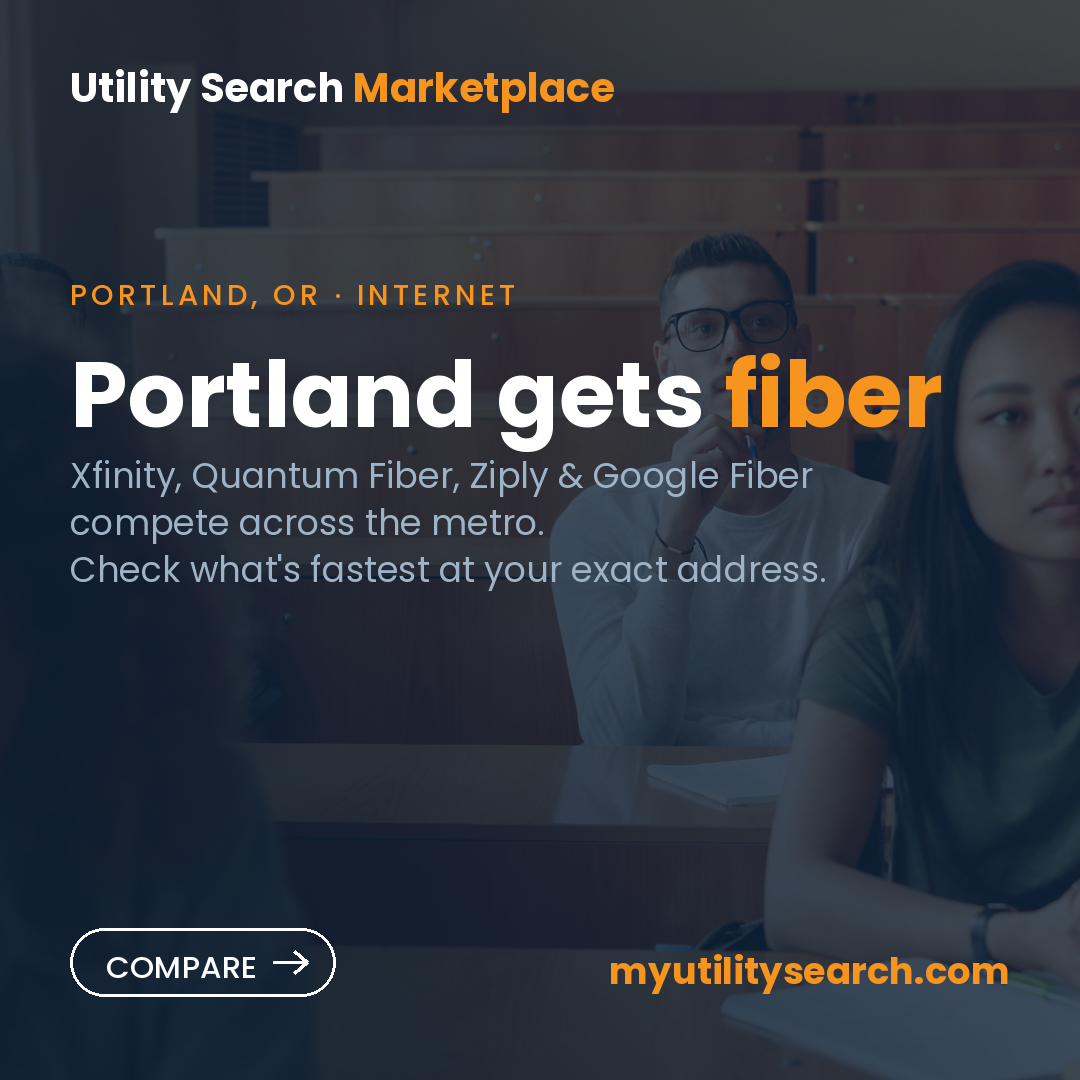 internet providers Portland — Xfinity, Quantum Fiber, Ziply & Google Fiber compared 2026