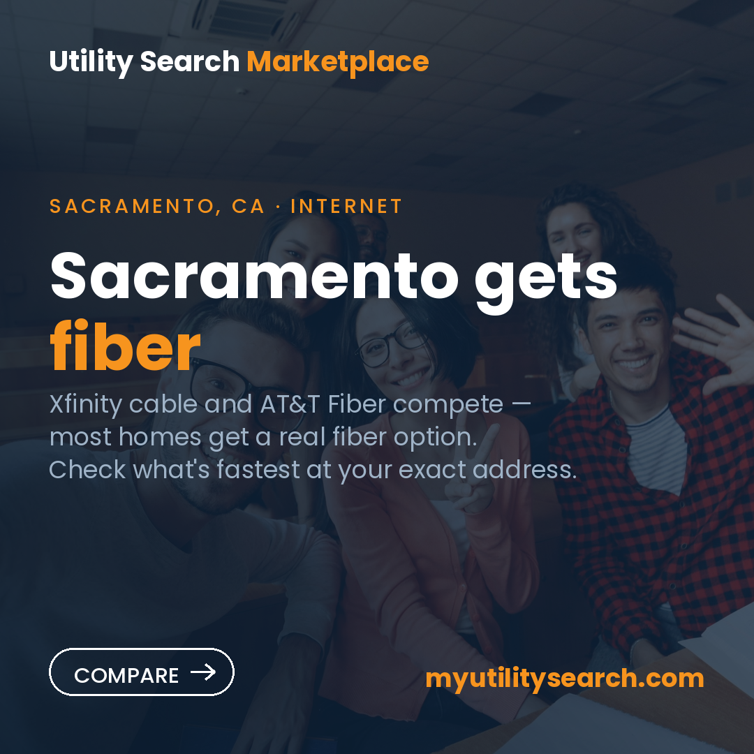 internet providers Sacramento — Xfinity & AT&T Fiber compared 2026