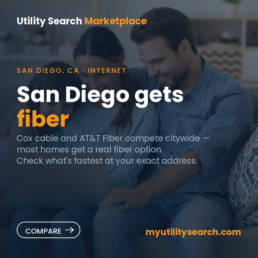 internet providers San Diego — Cox & AT&T Fiber compared 2026