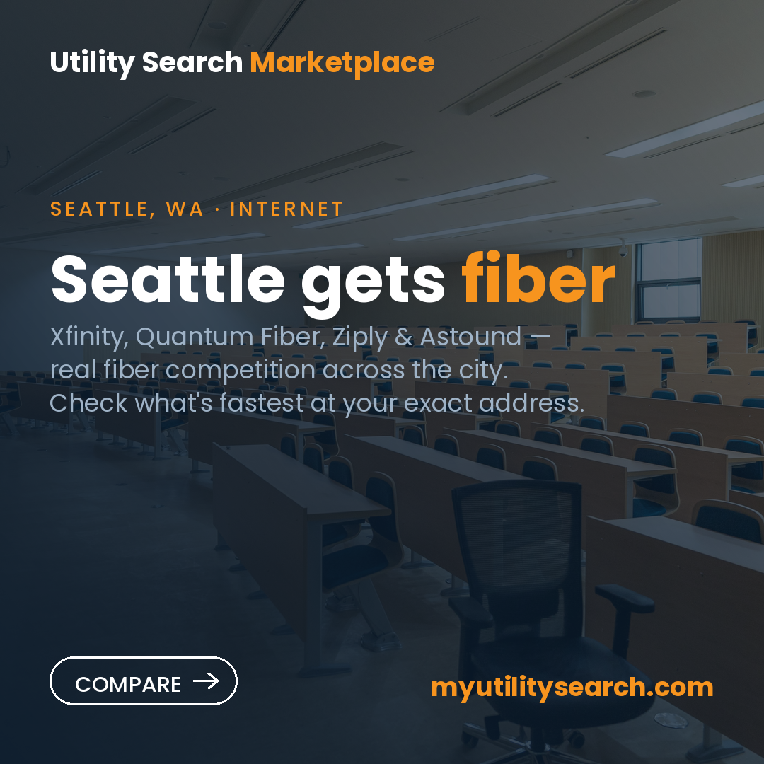 internet providers Seattle — Xfinity, Quantum Fiber, Ziply & Astound compared 2026