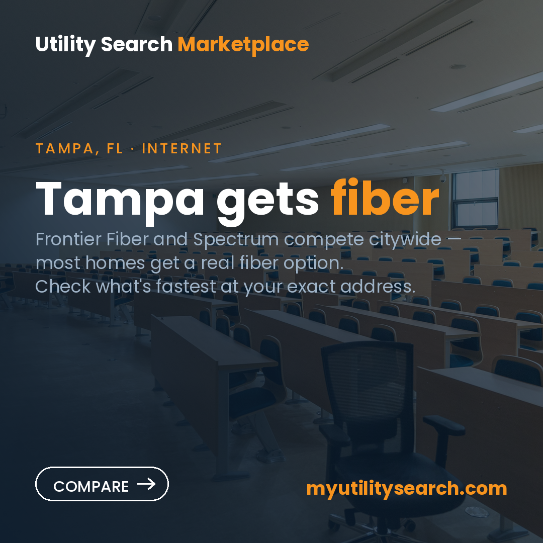 internet providers Tampa — Spectrum & Frontier Fiber compared 2026