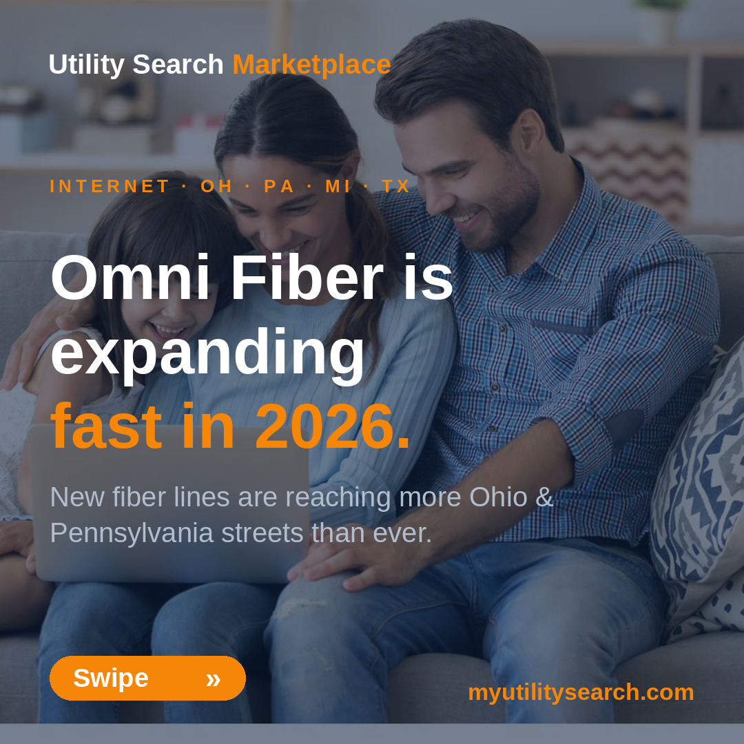 Omni Fiber is expanding fast in 2026 with new fiber lines reaching more Ohio and Pennsylvania streets
