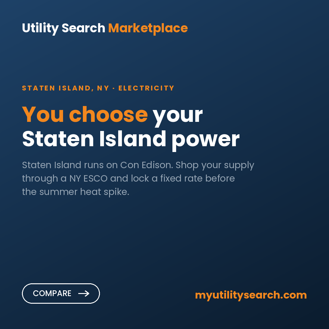 Staten Island electricity rates 2026 — Con Edison supply rate vs ESCO comparison