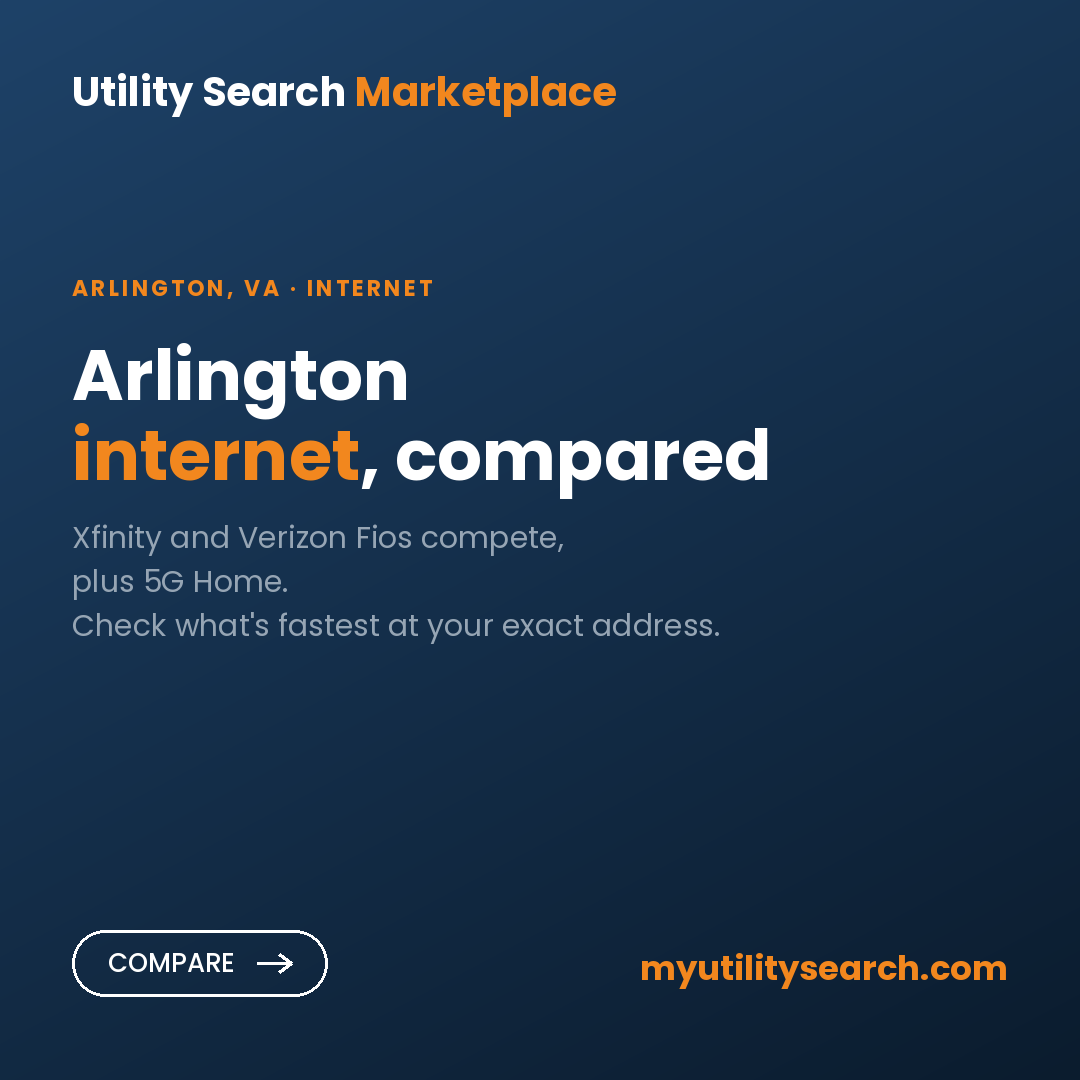 Internet providers Arlington — compare fiber, cable, and 5G plans and prices 2026