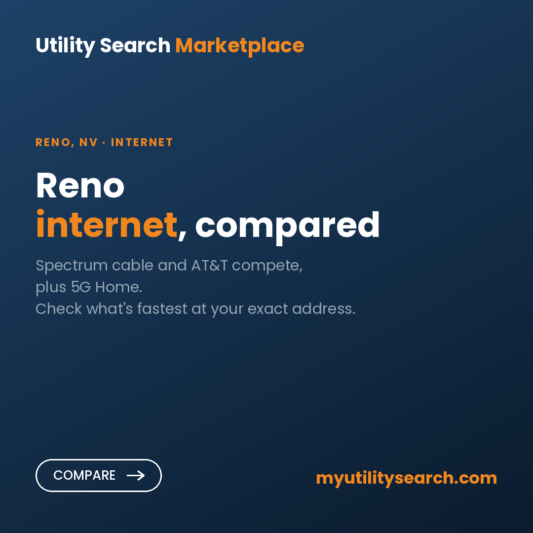 Internet providers Reno — compare fiber, cable, and 5G plans and prices 2026