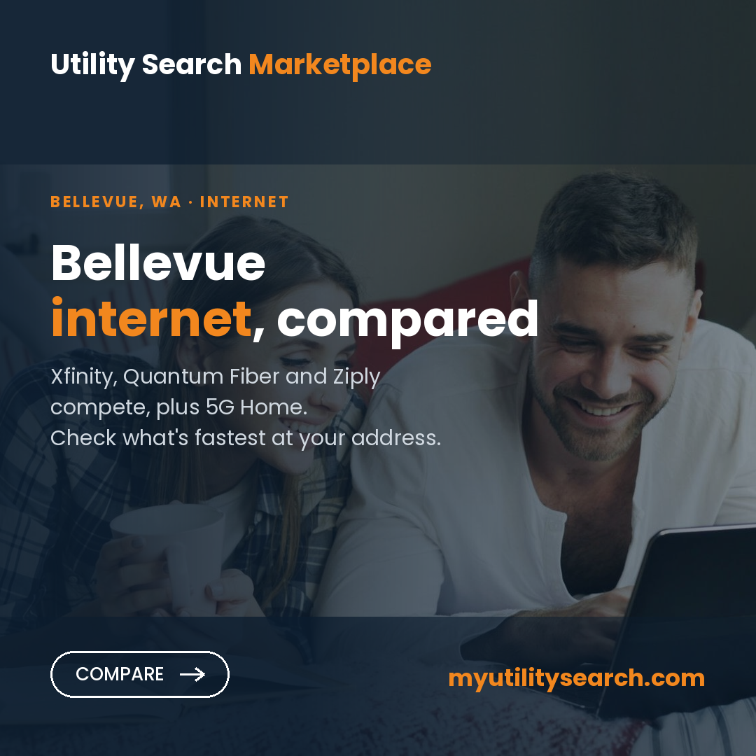 Internet providers Bellevue WA — compare fiber, cable and 5G Home plans, speeds and prices