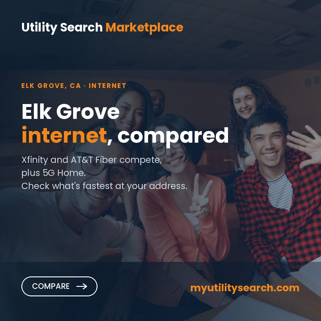 Internet providers Elk Grove — compare fiber, cable and 5G Home plans, speeds and prices