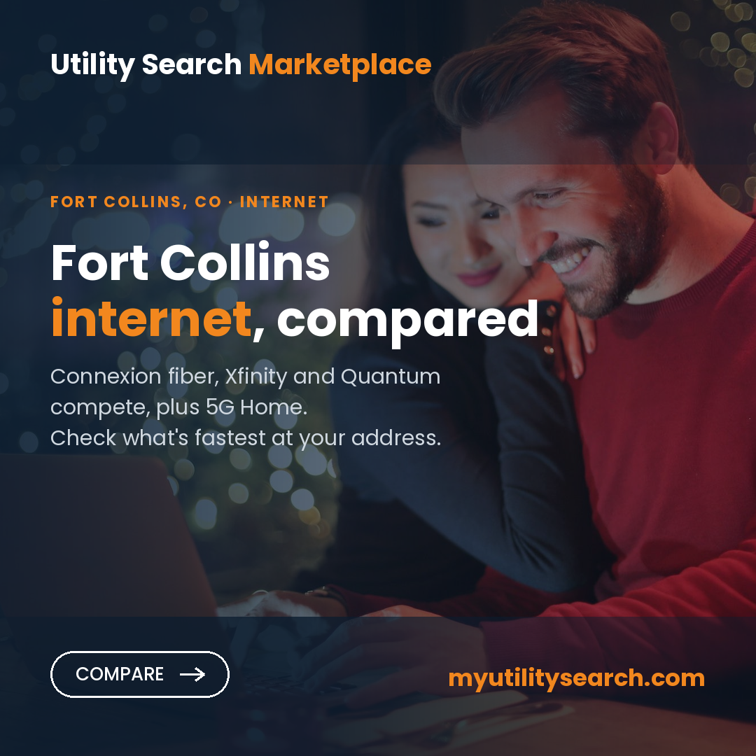 Internet providers Fort Collins — compare fiber, cable and 5G Home plans, speeds and prices