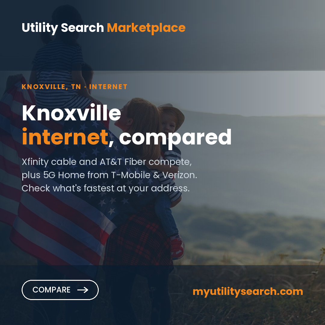 Internet providers Knoxville — compare fiber, cable and 5G Home plans, speeds and prices