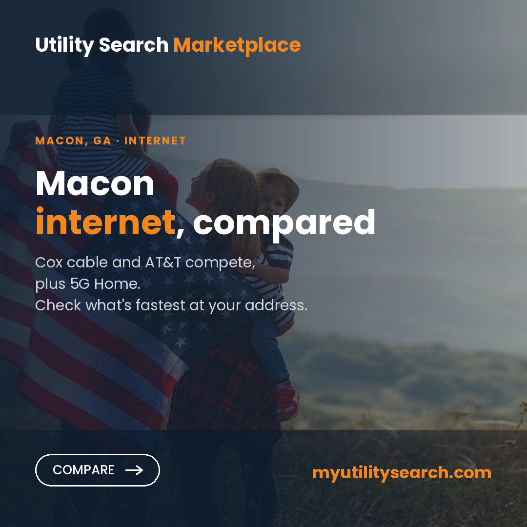 Internet providers Macon GA — compare fiber, cable and 5G Home plans, speeds and prices