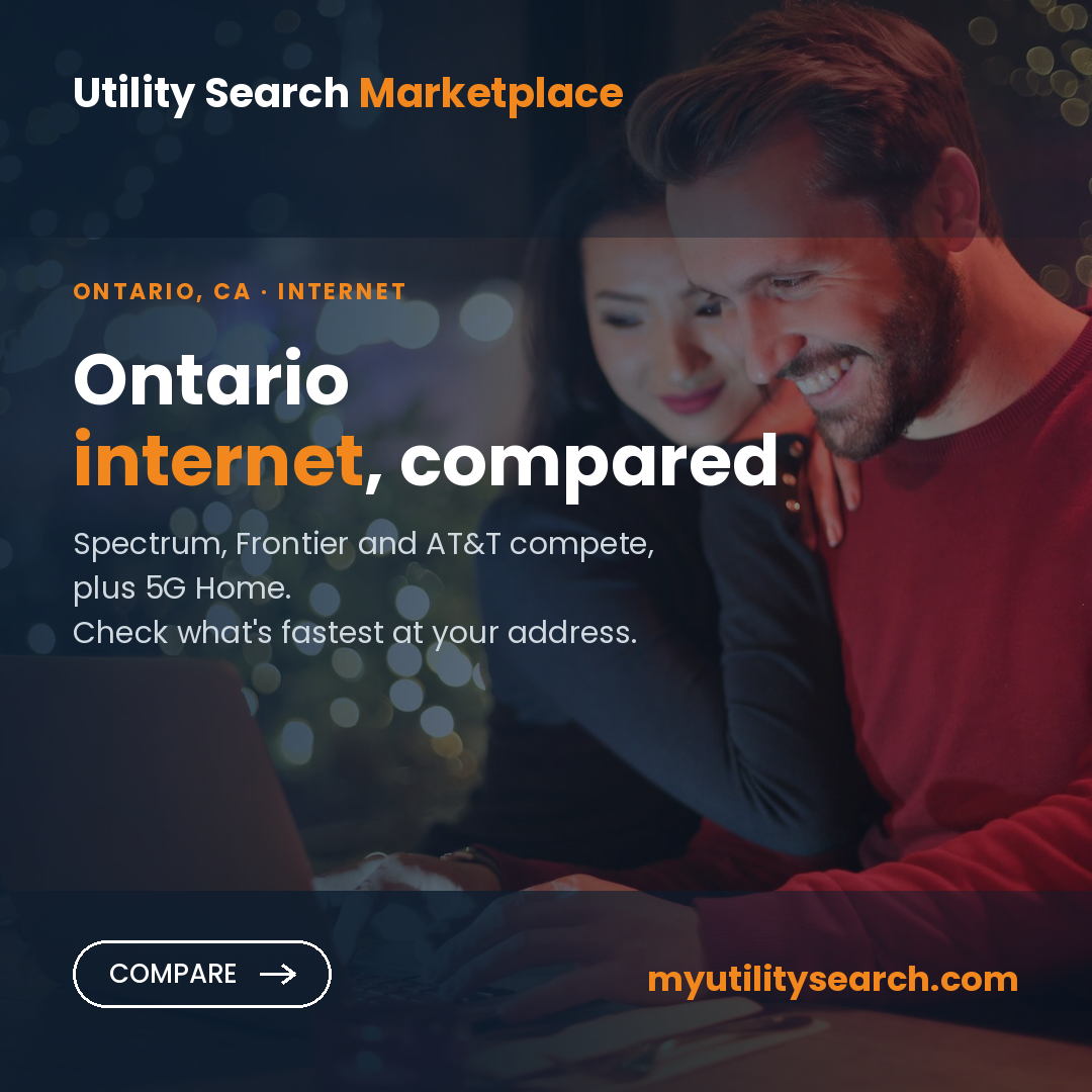 Internet providers Ontario CA — compare fiber, cable and 5G Home plans, speeds and prices