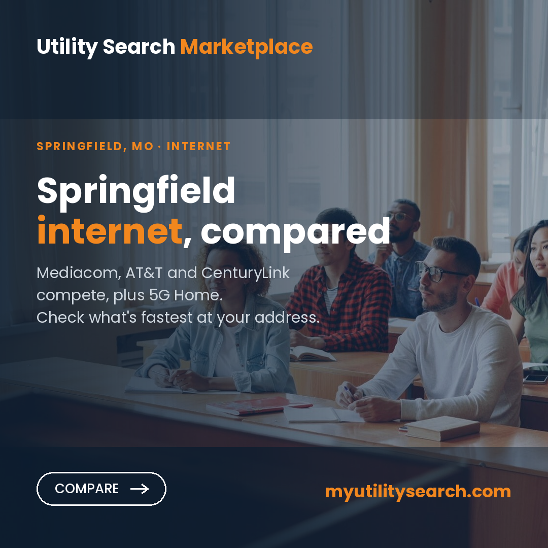 Internet providers Springfield MO — compare fiber, cable and 5G Home plans, speeds and prices