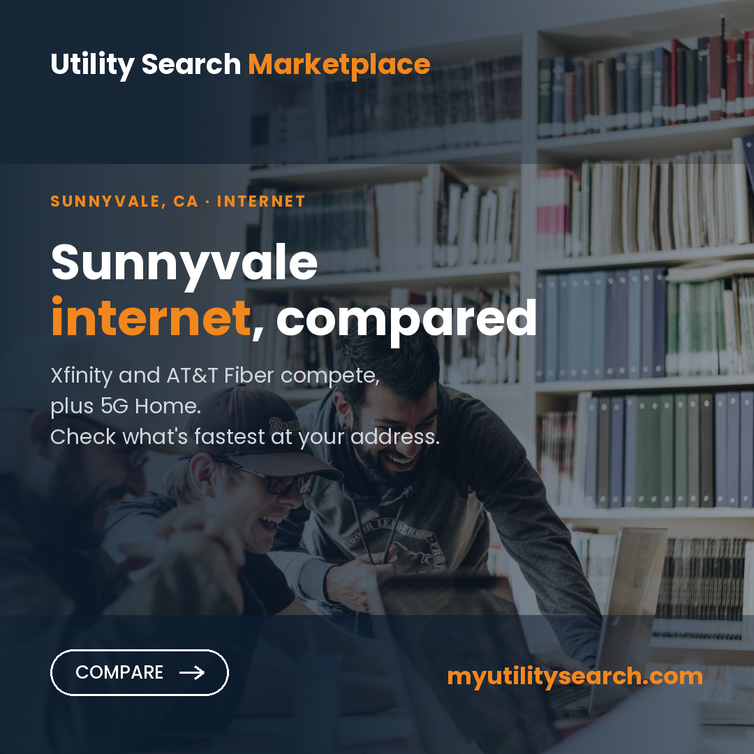 Internet providers Sunnyvale — compare fiber, cable and 5G Home plans, speeds and prices