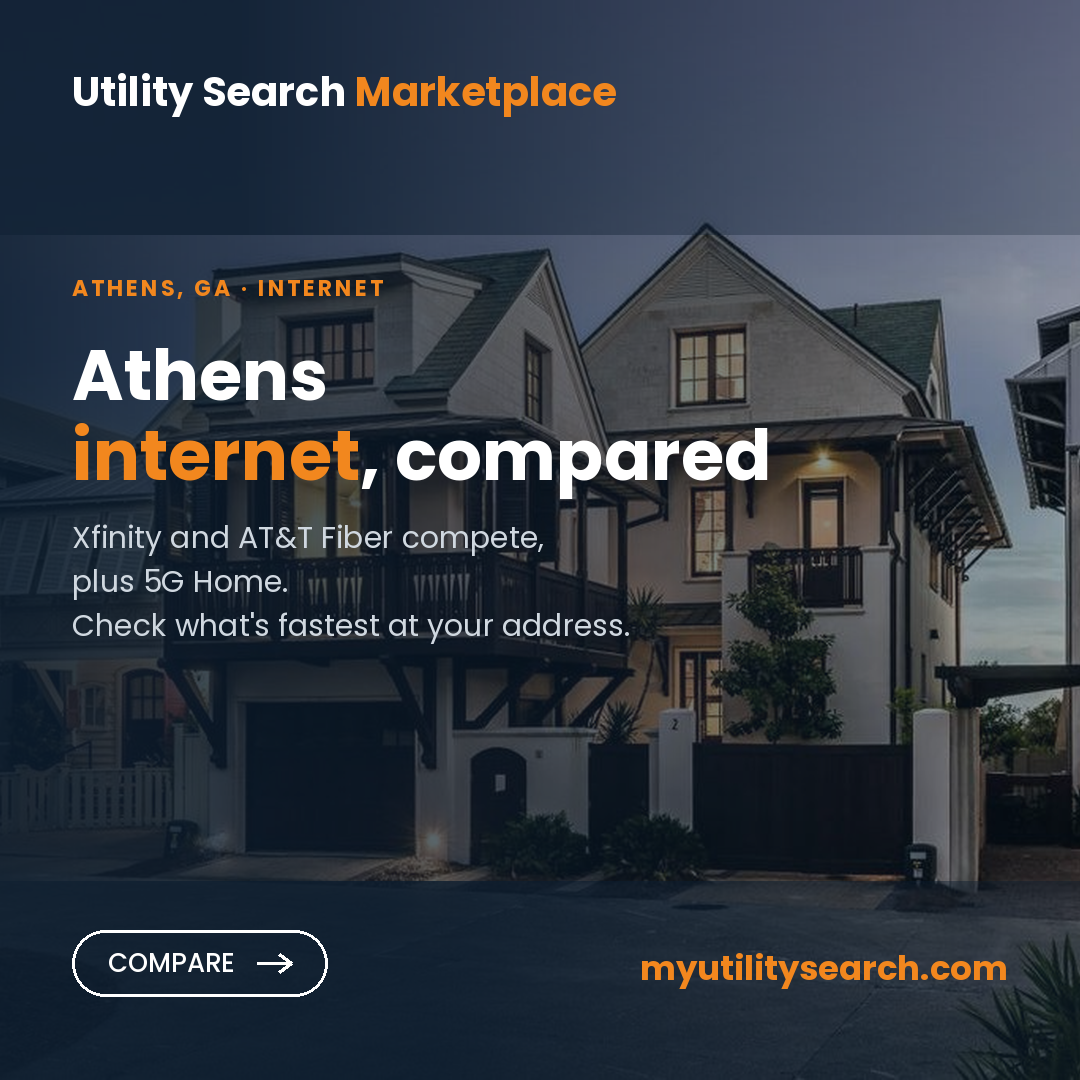 Internet providers Athens GA — compare fiber, cable and 5G Home plans, speeds and prices