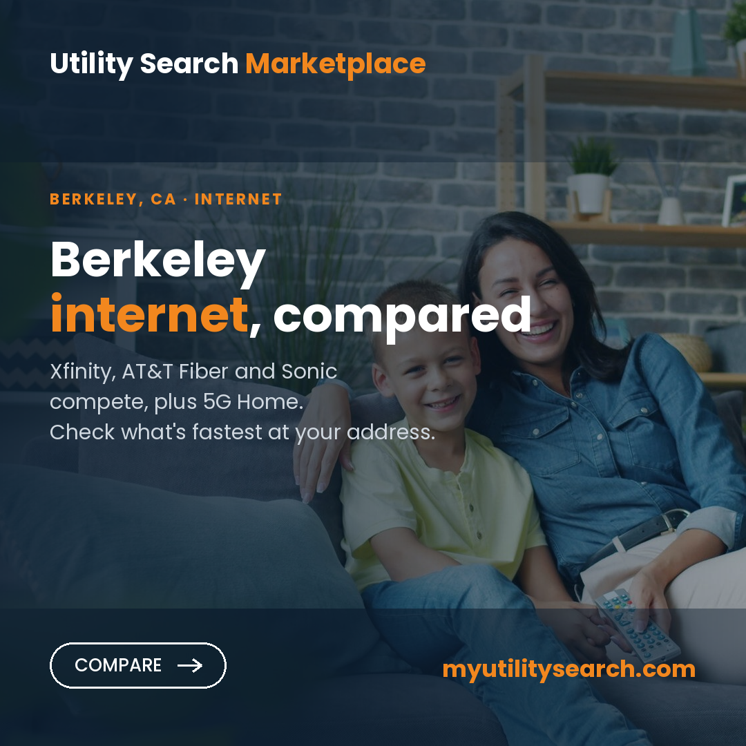 Internet providers Berkeley — compare fiber, cable and 5G Home plans, speeds and prices