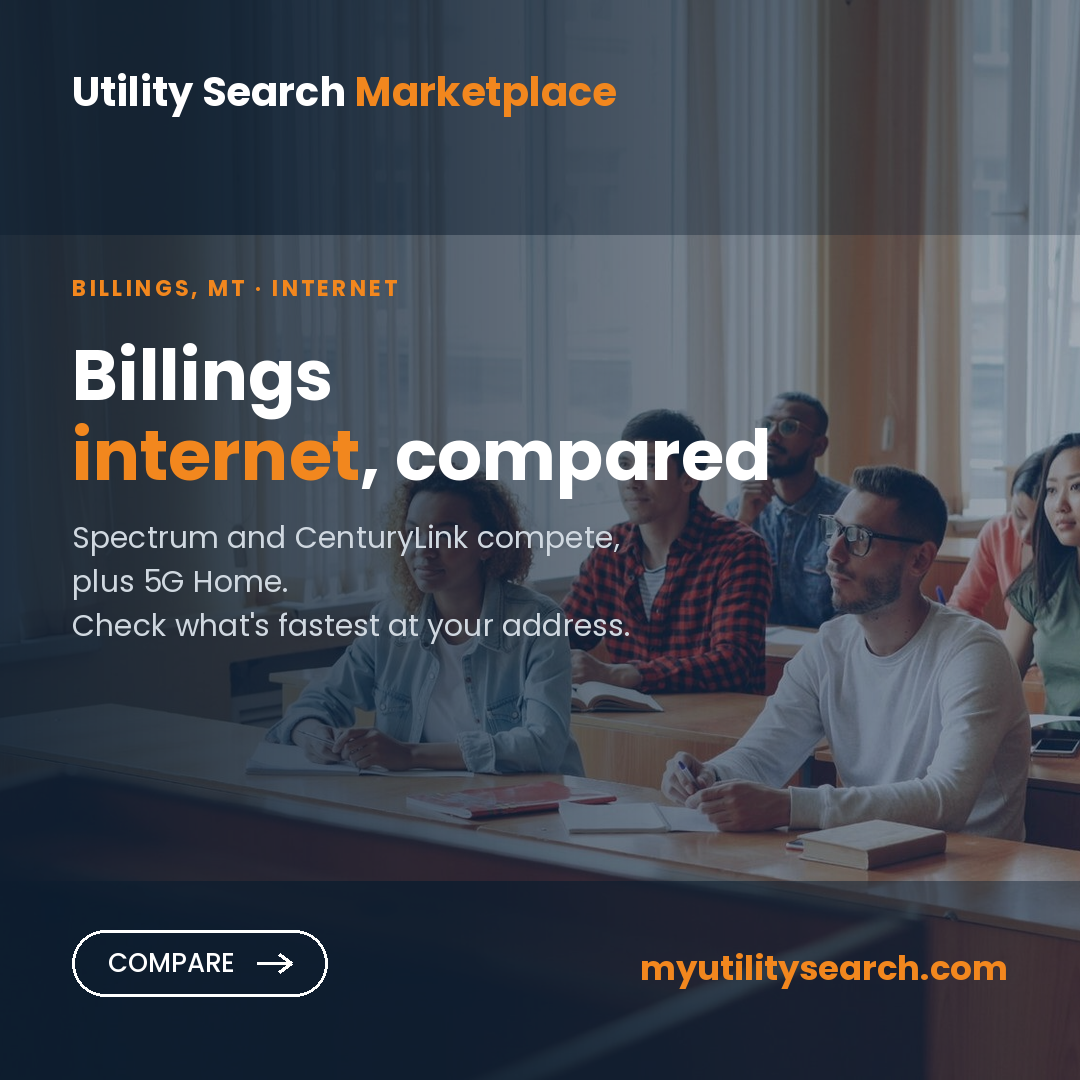 Internet providers Billings — compare fiber, cable and 5G Home plans, speeds and prices