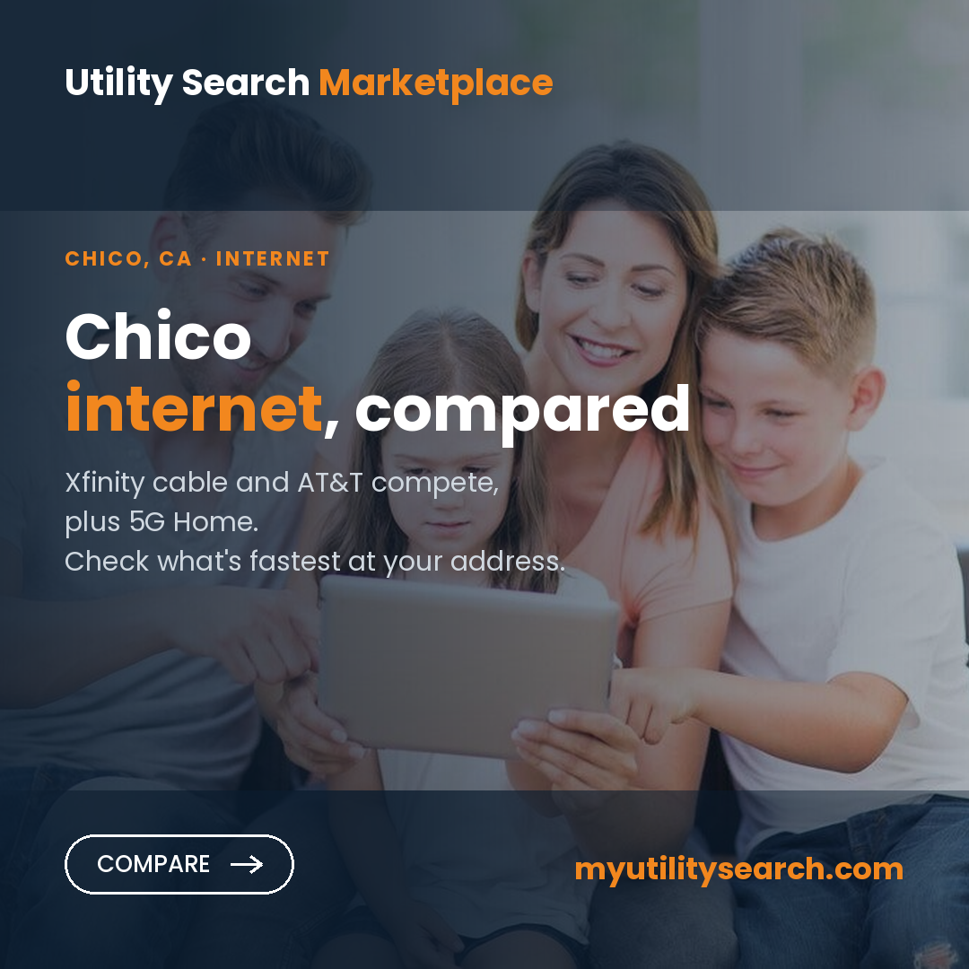 Internet providers Chico — compare fiber, cable and 5G Home plans, speeds and prices