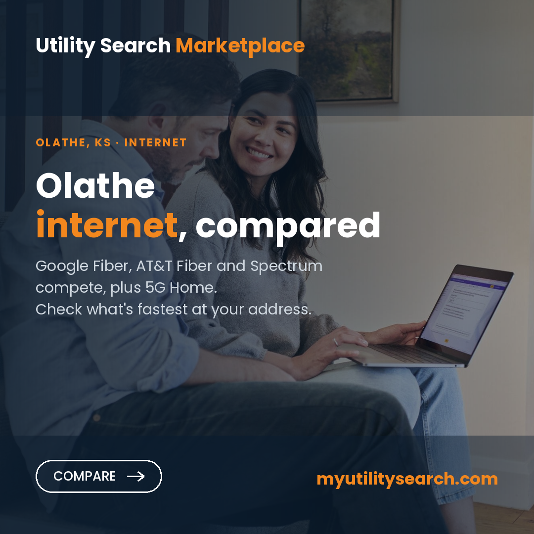 Internet providers Olathe KS — compare fiber, cable and 5G Home plans, speeds and prices