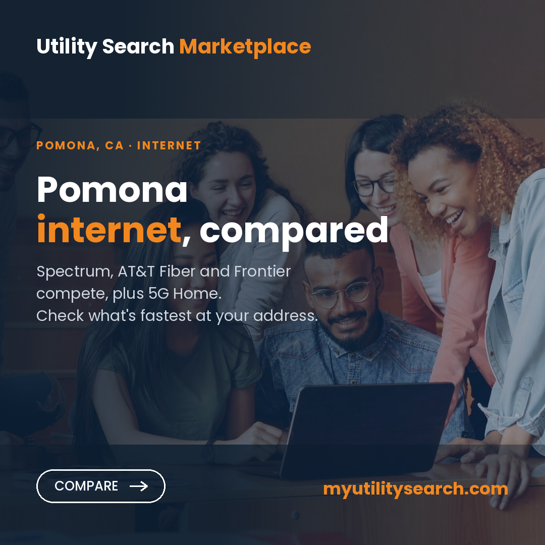Internet providers Pomona — compare fiber, cable and 5G Home plans, speeds and prices