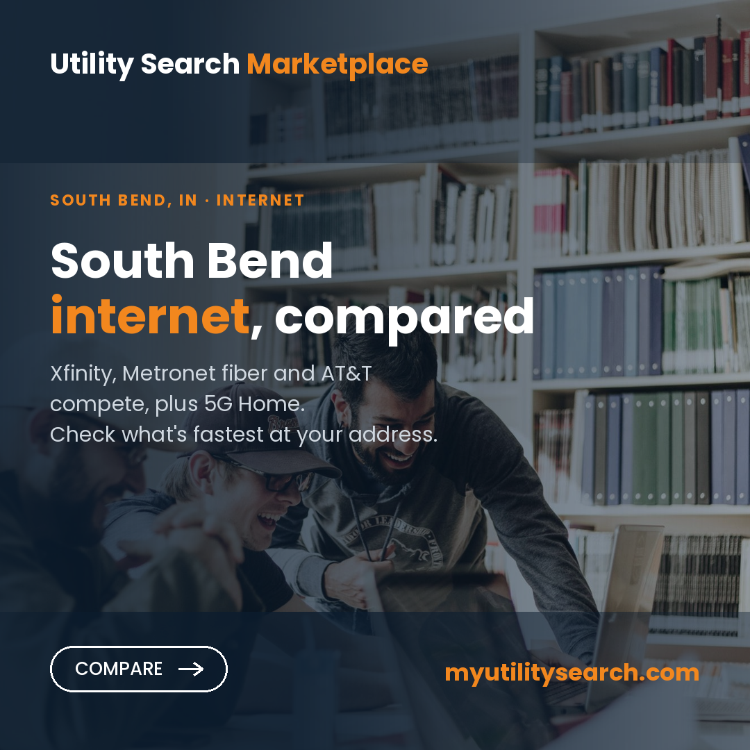 Internet providers South Bend — compare fiber, cable and 5G Home plans, speeds and prices