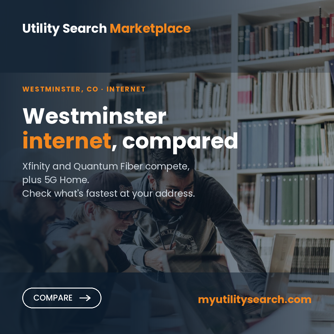 Internet providers Westminster — compare fiber, cable and 5G Home plans, speeds and prices