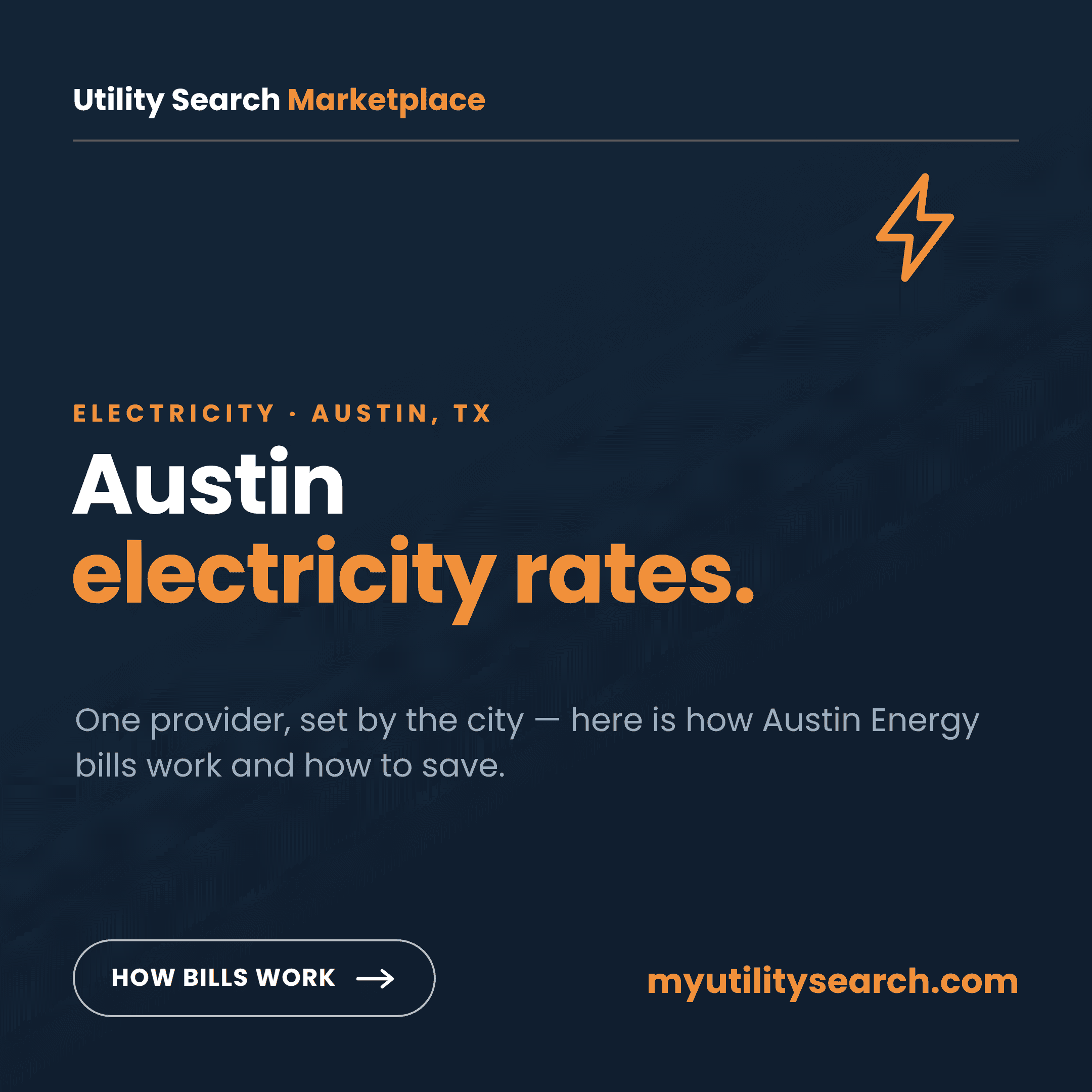Austin electricity rates card how Austin Energy municipal bills work