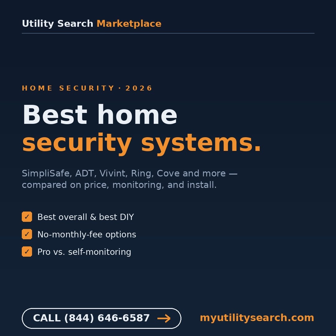 Best home security systems 2026 — call (844) 646-6587 for plan help