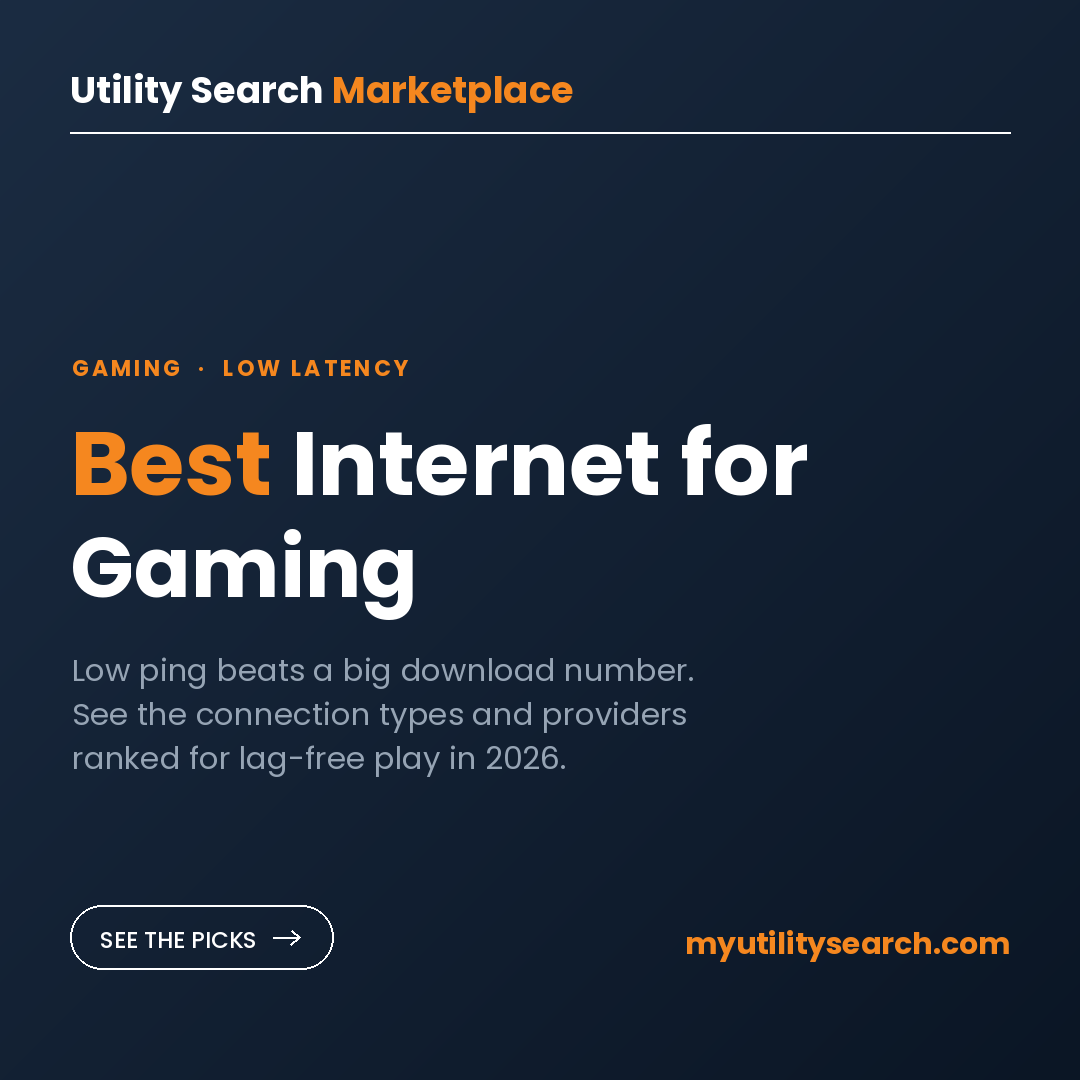 Best internet for gaming card: low-latency fiber ranked for lag-free play
