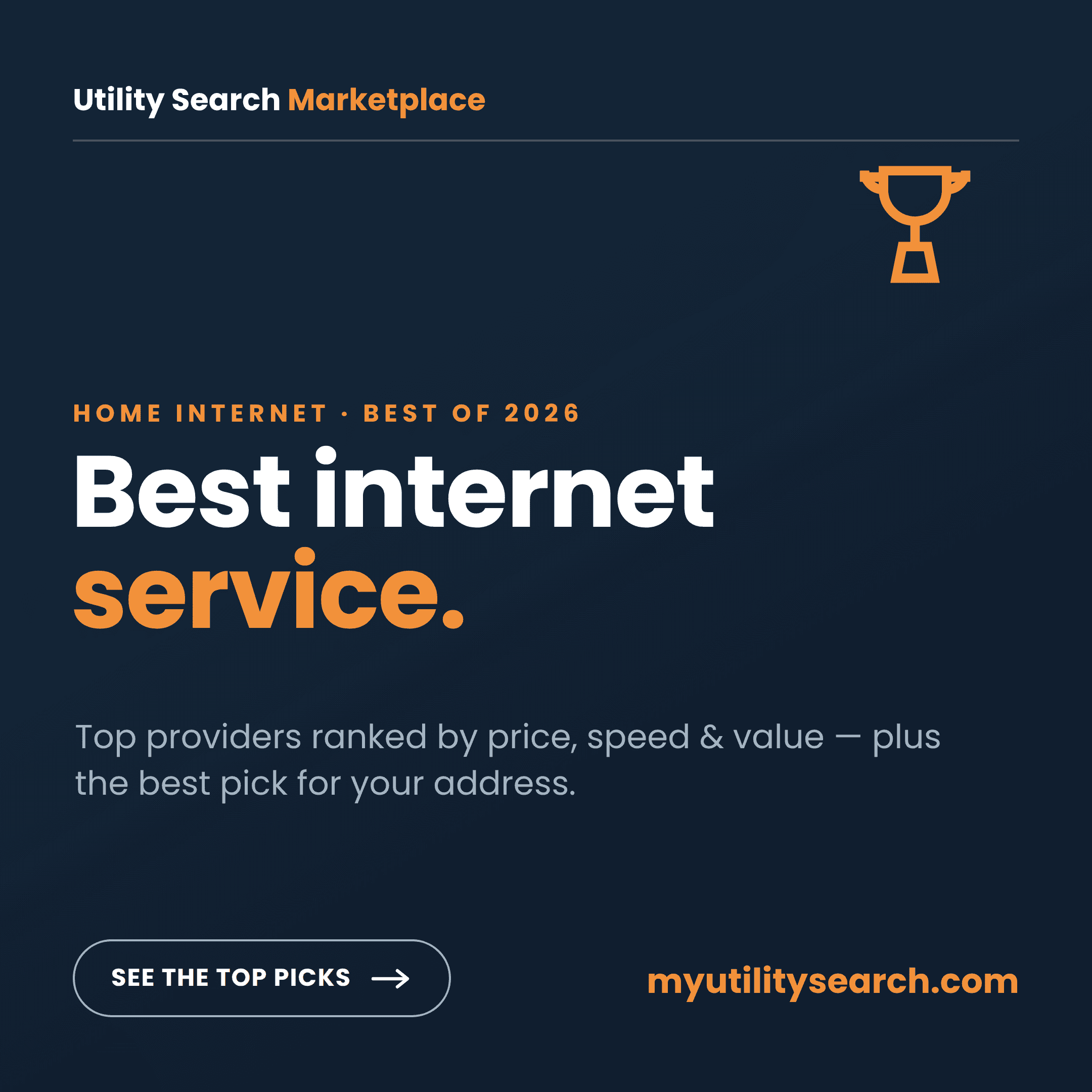 best internet service — top providers ranked by price, speed, and value