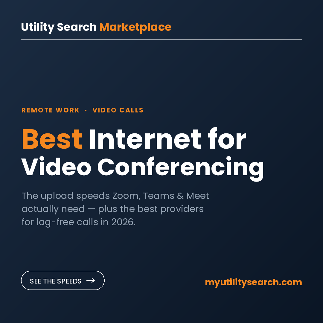 Best internet for video conferencing card: fiber for lag-free Zoom, Teams and Meet calls
