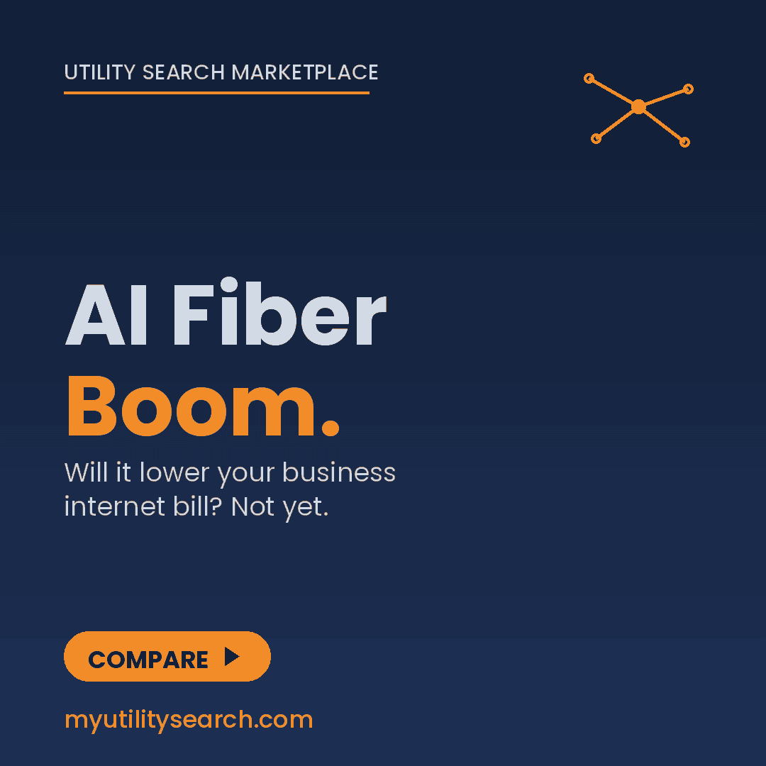 AI fiber boom impact on business internet