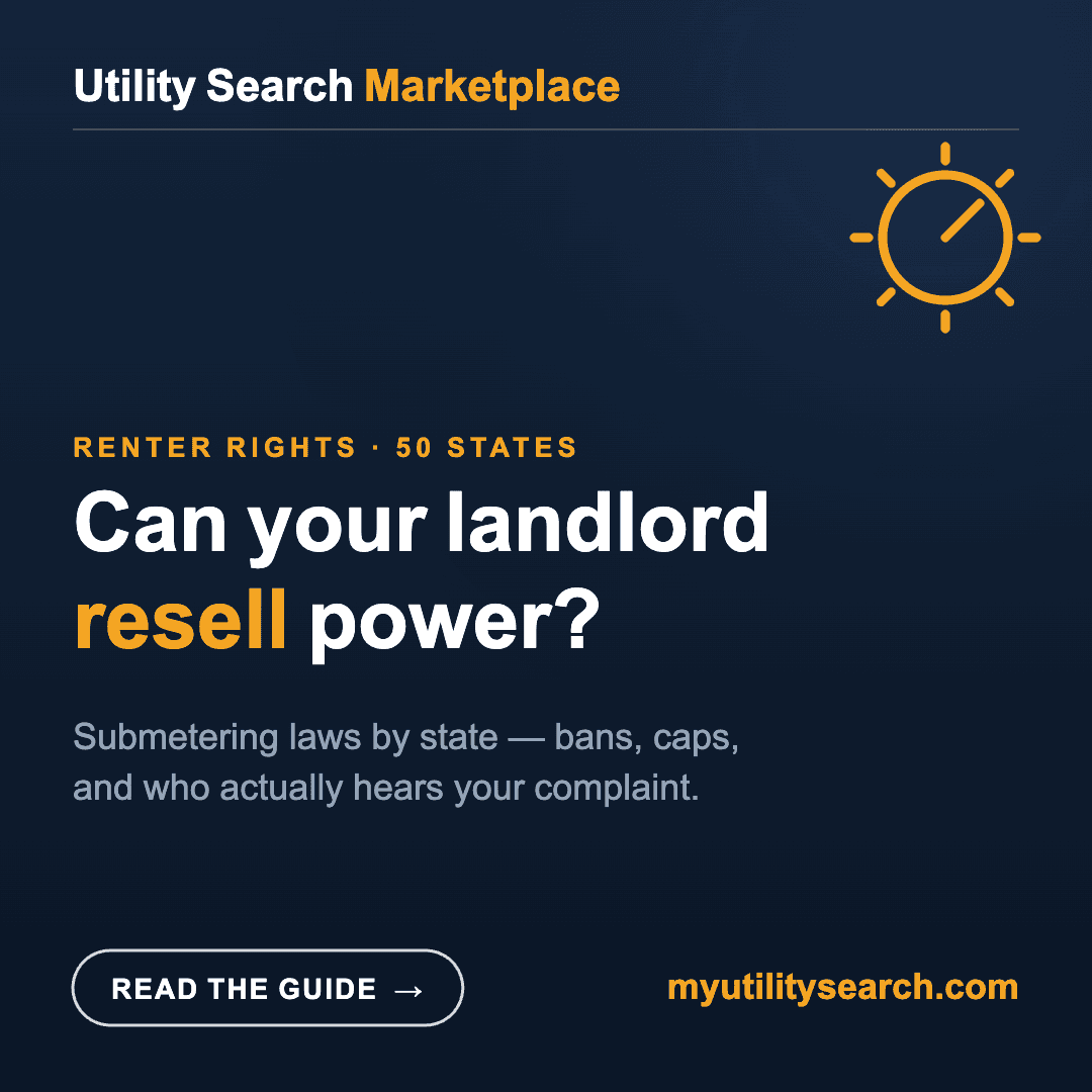 Apartment submetering laws by state — can your landlord resell power