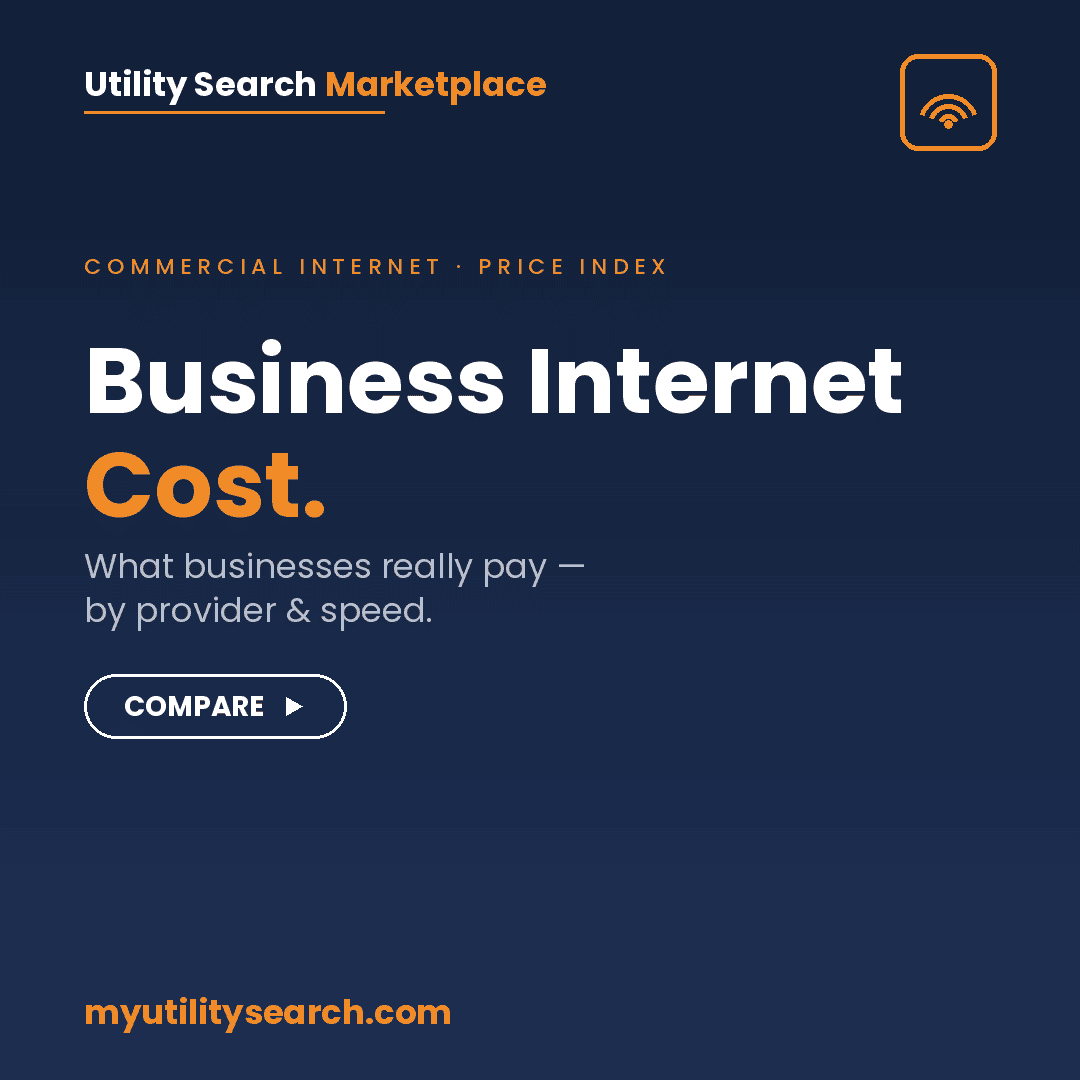 Business internet cost 2026 — price index by provider and speed