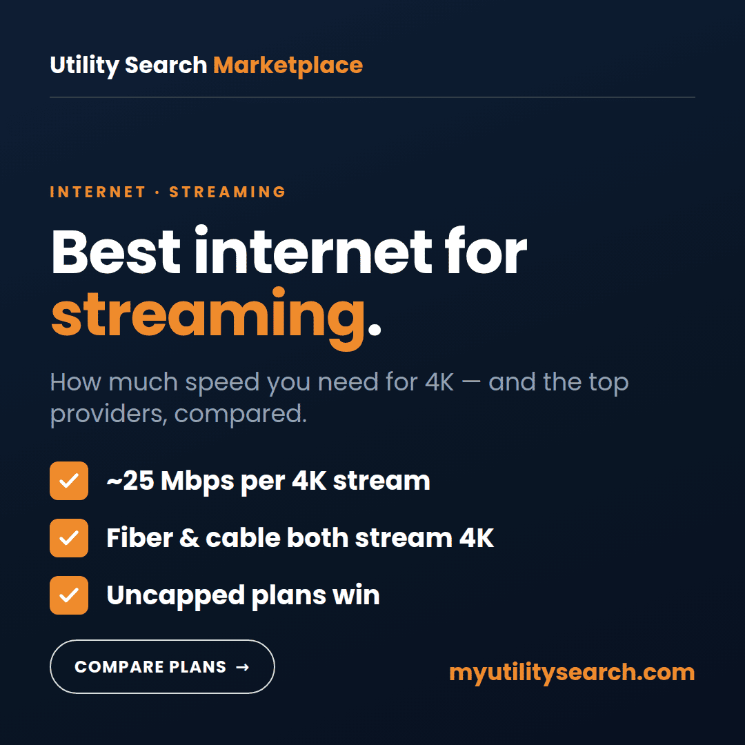 Best internet for streaming 2026 — speed and provider picks