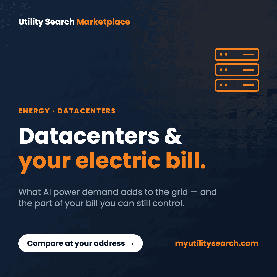 Datacenters and your electric bill — how AI power demand affects rates and the part you can control