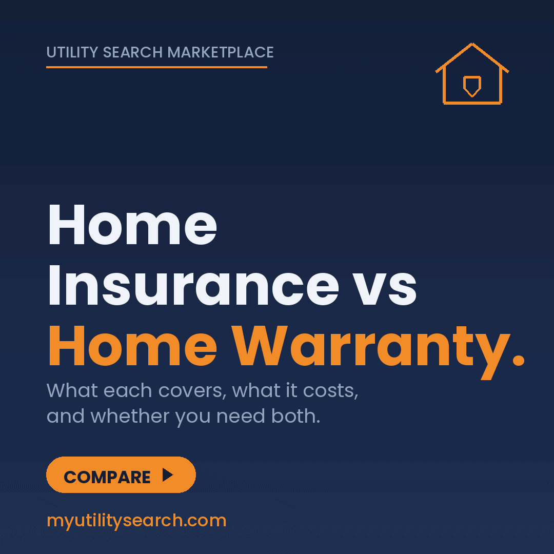 Home insurance vs. home warranty