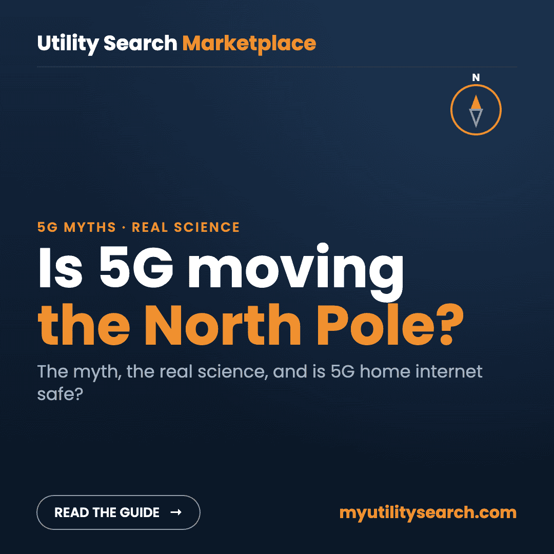 Is 5G moving the North Pole — 5G myth vs. real science, Utility Search Marketplace