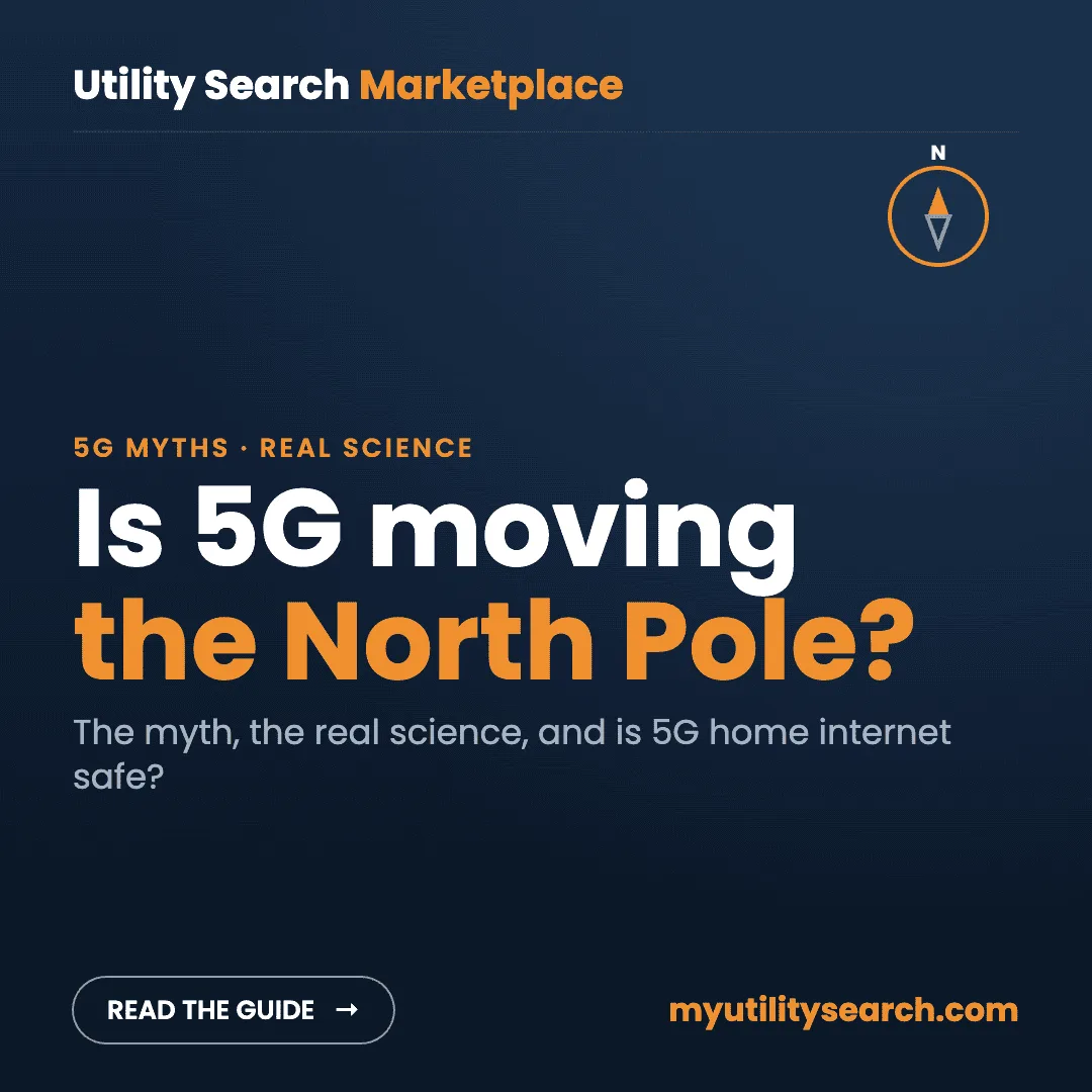 Is 5G moving the North Pole — 5G myth vs. real science, Utility Search Marketplace