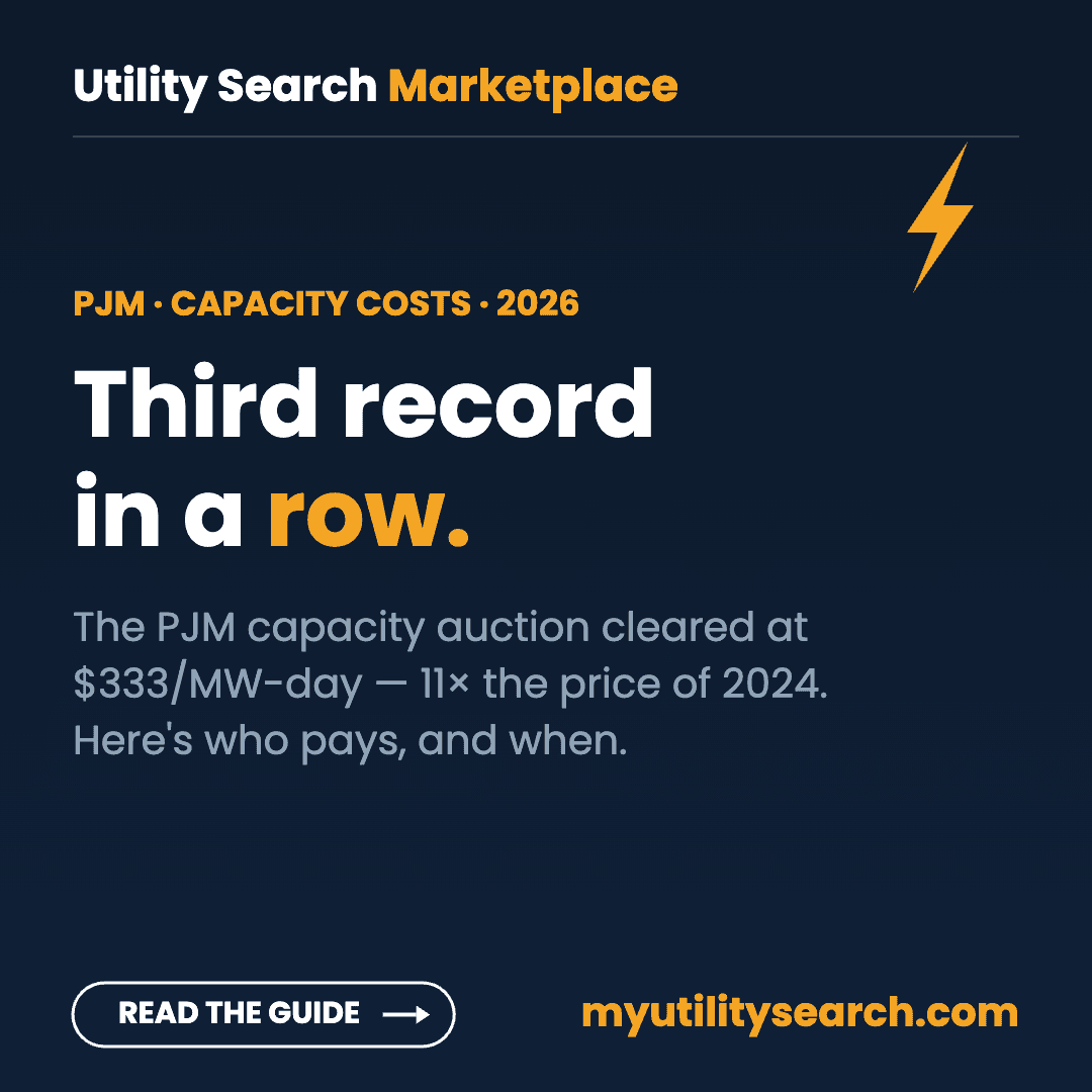 pjm capacity auction — third record price in a row at $333/MW-day
