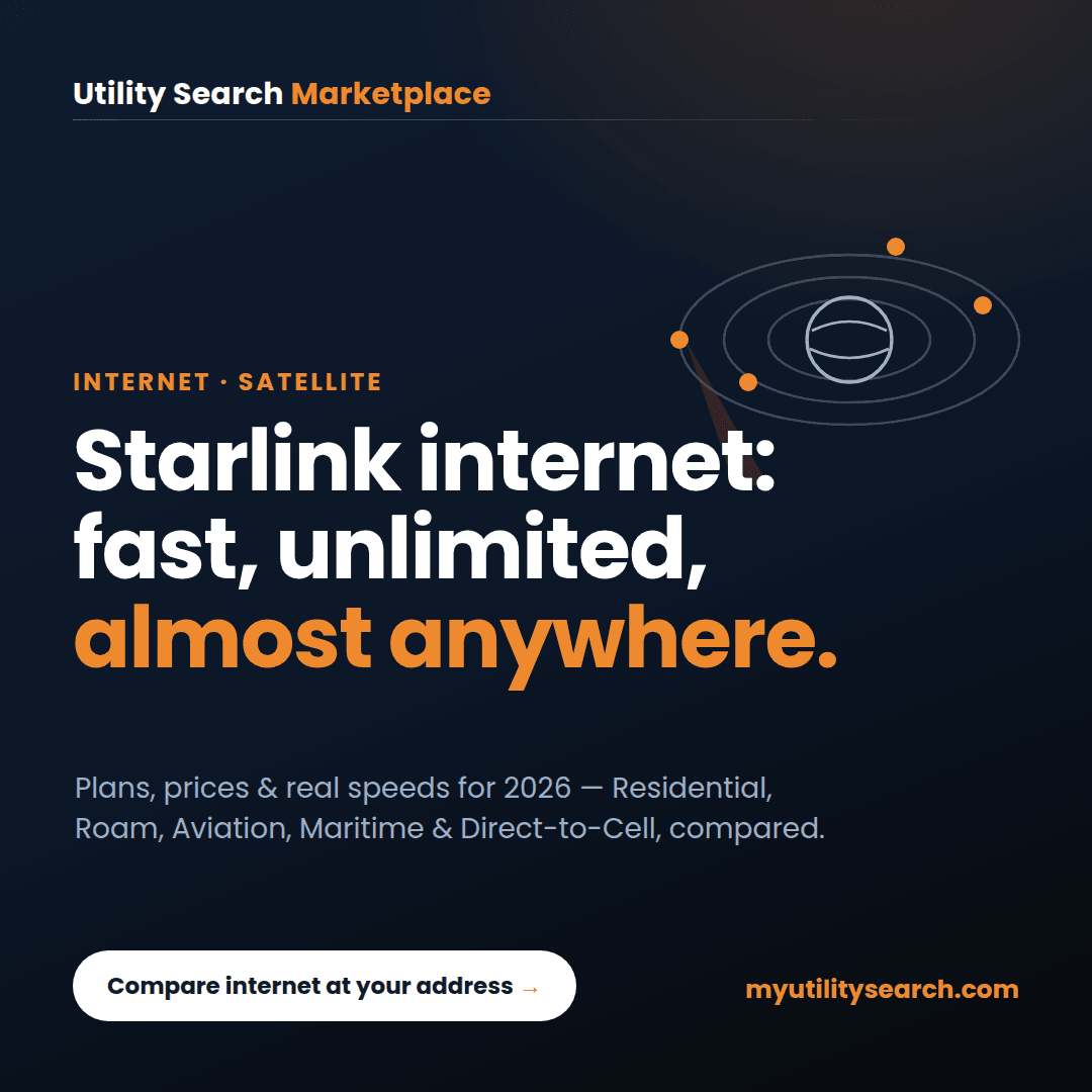 Starlink internet — SpaceX low-Earth-orbit satellites beaming broadband to a rural home