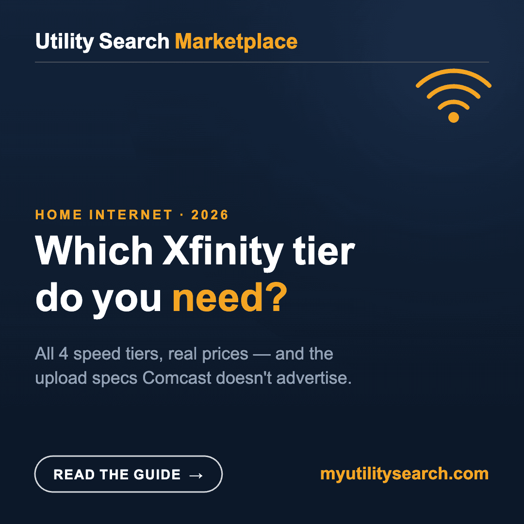 Xfinity internet speed tiers — which tier do you need, all four tiers and prices